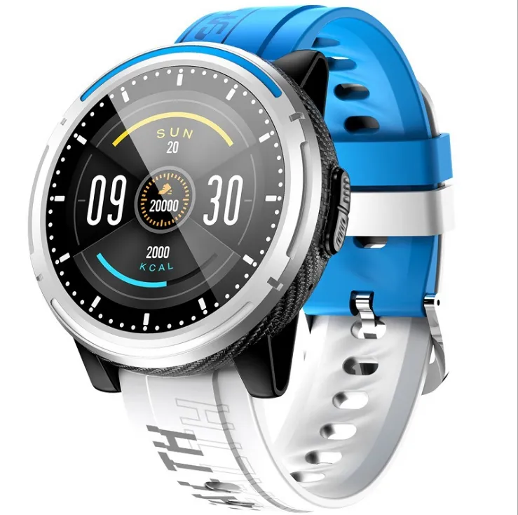 S26 compteur de pas montre intelligente Bracelet de rappel sédentaire multi-pays langue caméra lecteur Muic extérieur Bluetooth appel péronalité bande de Silicone hommes