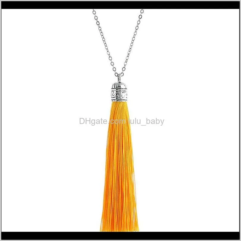 Tassel necklace fashion creative bohemian jewelry long necklace tassel pendant female ornament friendship gift
