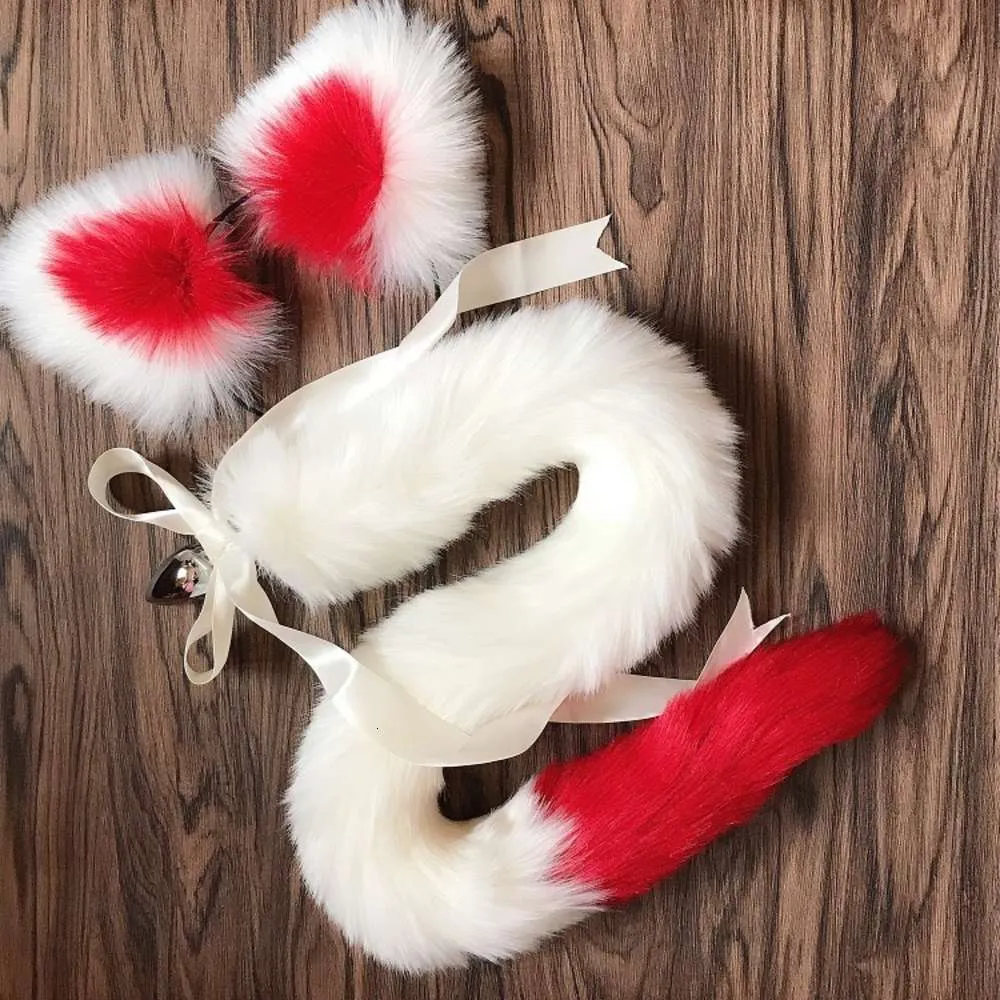 Colored Fox Tail And Anal Set Ears Butt Plug Adult Toy From 40,62 €