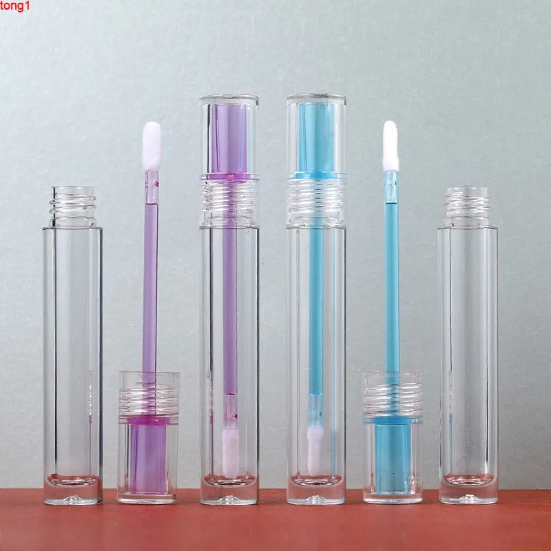 20/30 / 50 pcs 4ml tubos de brilho labial vazio com varinha colorida recipientes transparentes claros batom botlesGood qty