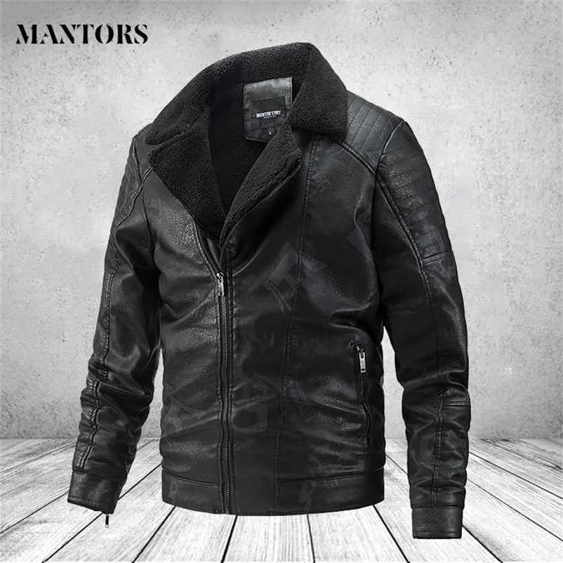 Chaqueta De Moto Para Hombre Otoño Invierno Hombres Chaquetas Gruesas De  Cuero De PU De Imitación Bordado Casual Chaqueta De Motorista Cremallera Chaqueta  De Lana 211110 De 39,93 €