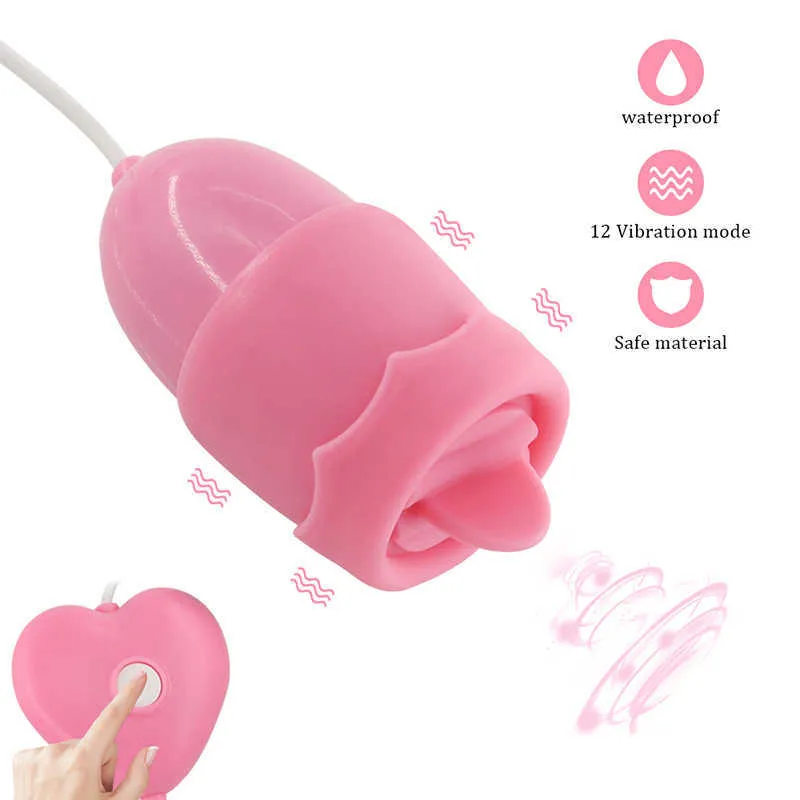 2021新しいクリトリス刺激装置舌口頭舐めバイブレーターディルド・USBパワーセックスおもちゃ女性セックスショップ卵振動子P0818