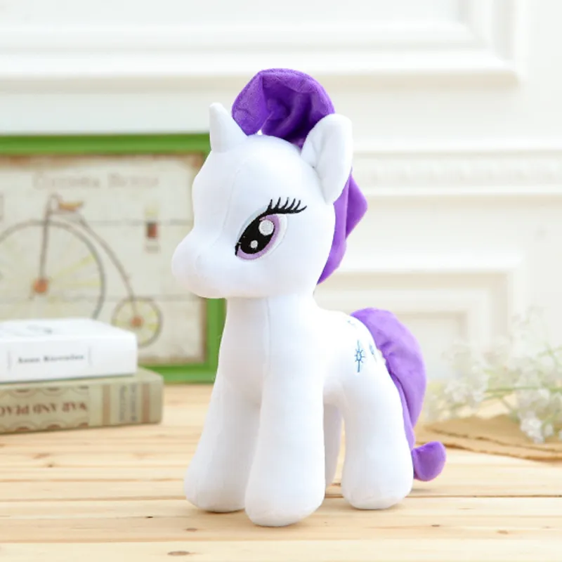 Zaloife Peluche Unicorno Bambola Viola, 20cm Unicorno Peluche Cavallo Giocattolo, Unicorno Pupazzo Decorazioni Regalo per Bambini Adulti e Fans
