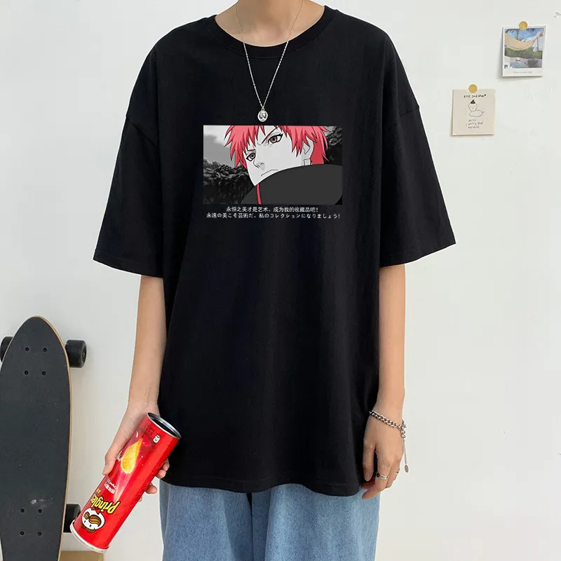 Anime Sasori Short Sleeve Anime Oversized T Shirt For Men And