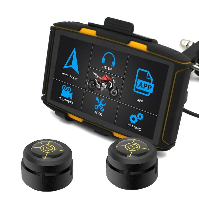 Accessoires GPS De Voiture Karadar MT5002 Navigateur De Moto Avec Détecteur  De Pression De Pneu Spécial Bluetooth IPX7 Étanche 5 Android 6.0 Du 65,59 €