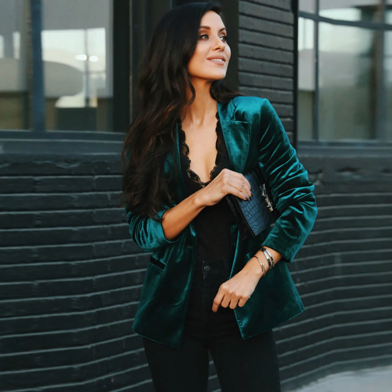 slim fit crushed velvet jackets
