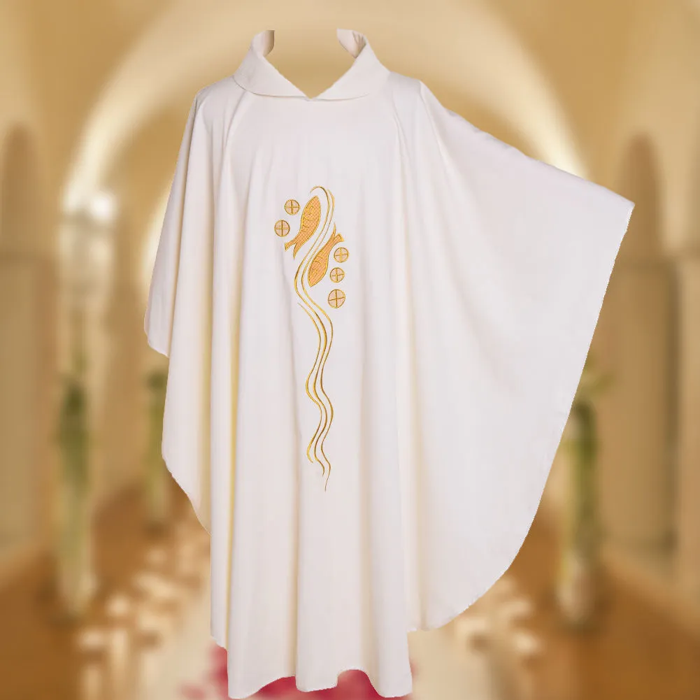ANDHOMClergy Elegance Church Vestments For Catholic Priests Chasuble Mass Apparel