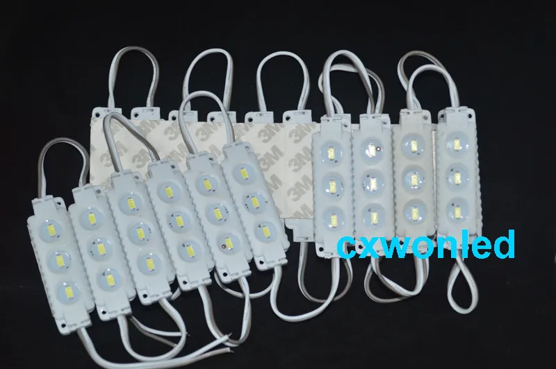 12 فولت led وحدات IP65 Waterpoof 5730 وحدة لوحة الخلفية 160 درجة 3led / مجموعة 40-45lm / set ce بنفايات ul شهادة