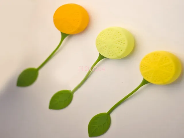 mignon citron Silicone thé feuille à base de plantes infuseur fabricant filtres infuseur passoire sachet de thé, 