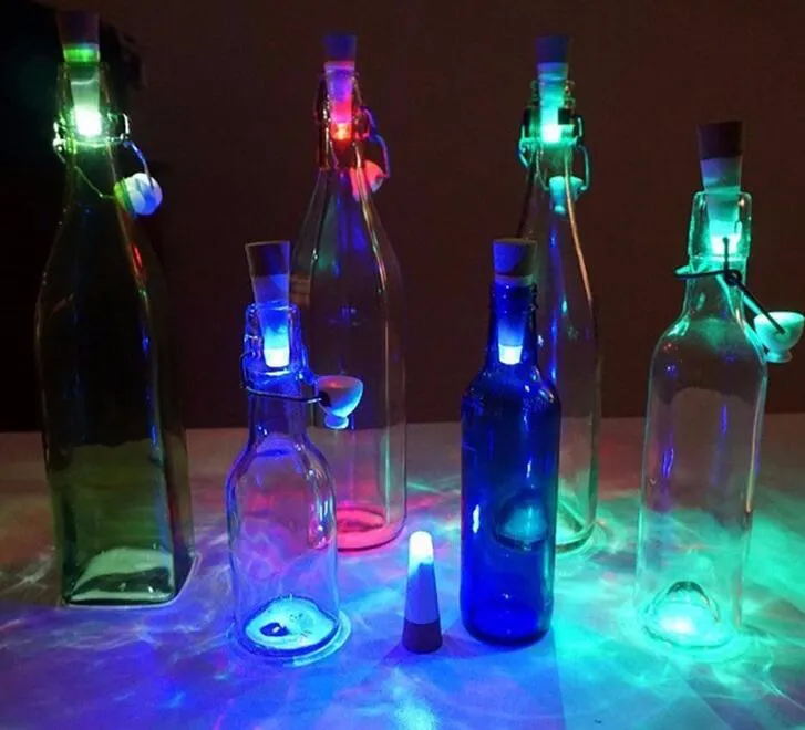 Nieuwe feestdecor Cork vormige oplaadbare USB LED nachtlampje wijnfles lampen nachtverlichting DHL gratis