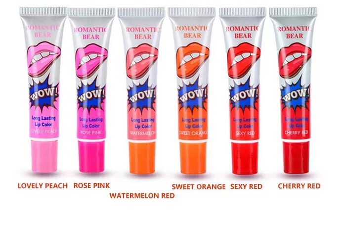 Waterdichte Langdurige Lip Gloss Magic Peel Mask Tint Pack Lippenstift 6 Kleur Scheur Lipgloss DHL GRATIS