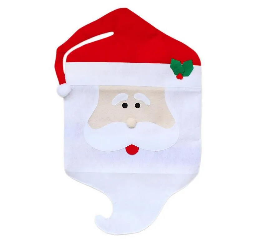 Santa Claus Chair Covers Christmas Paar Doek Eettafel Decoraties Kerstdecoratie Benodigdheden Kersthuis Chria Decoratie CT01