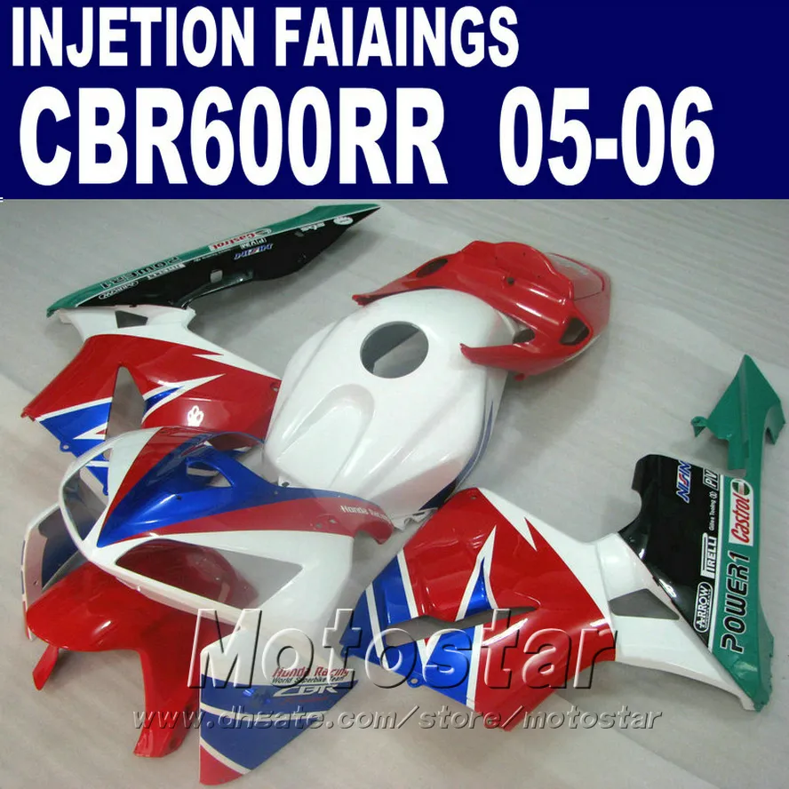 Kit de moulage par injection pour carénage HONDA CBR 600 RR 2005 2006 cbr600rr05 06 carénages cbr 600rr YTSW