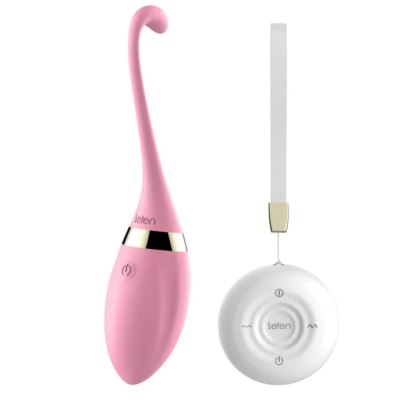 Leten New Silicone USB Direktladdad vibrerande äggvattentät trådlös fjärrkontroll Vibrator Sexprodukter Sexleksaker för Woman8864175