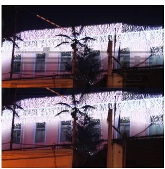 10m * 1.5m 540LEDs lumières clignotant voie LED String lampes Rideau Glaçon Noël Maison Jardin Festival lumières 110v-220v