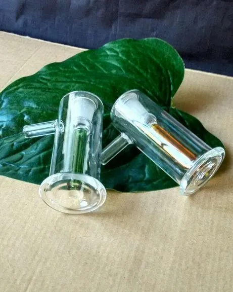 envío libre ----- 2015 nuevo Mini receso de color de vidrio hookah / vidrio bong, accesorios de regalo olla de vidrio + estribo + paja, color rand