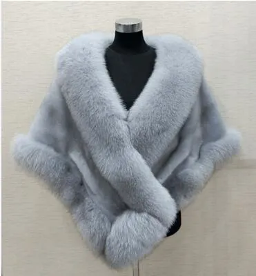 Vinterbröllopsrockar Bridal Faux Fur Wraps Varm sjalar Ytterkläder Svart Burgund Vit Koreansk Stil Kvinnor Jacka Prom Kväll Party NY01