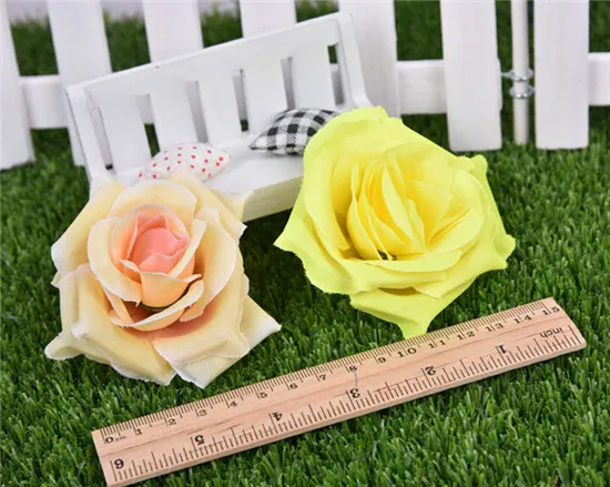 100st Artificial Rose Flower Heads 14 färger Silk Peony Head Plastics Camellia For Wedding Party Home Decorative Flowers8275316