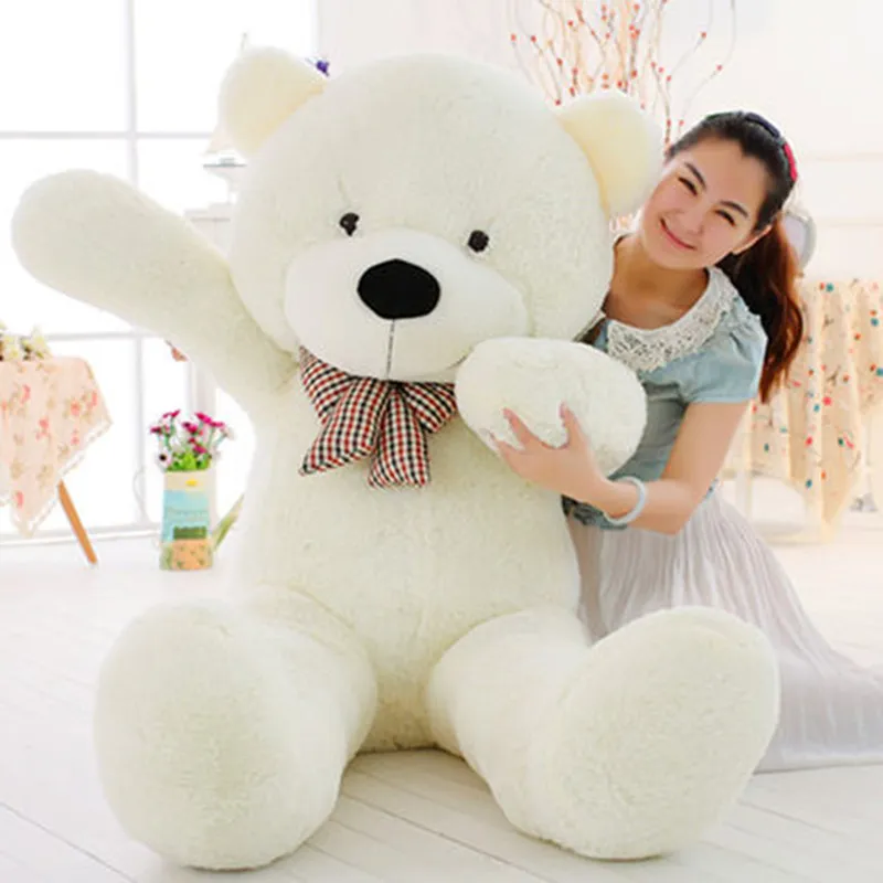 6.3 Feet Teddy Bear Fylld Ljusbrun Giant Jumbo 72 