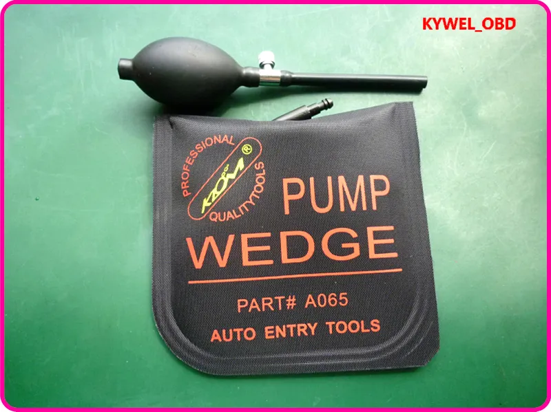 New KLOM PUMP WEDGE Airbag Air WedgePump Wedge for Unlock Car Door bump key padlock tool Middle Size with Black Color9551057