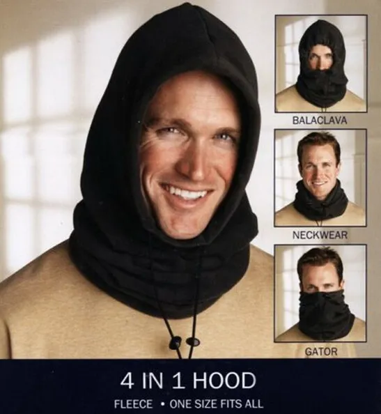 Tactical Fleece Hat Balaclava Neckwear Multifunction 4 In 1 Hood Winter