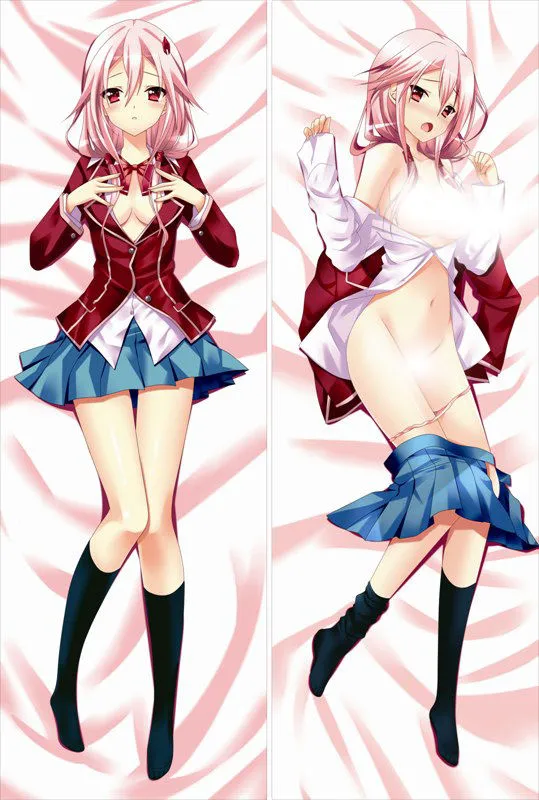 chaud anime coupable couronne corps Inori Yuzuriha PillowCase Giruti Kuraun Ayase Shinomiya Dakimakura 11-16