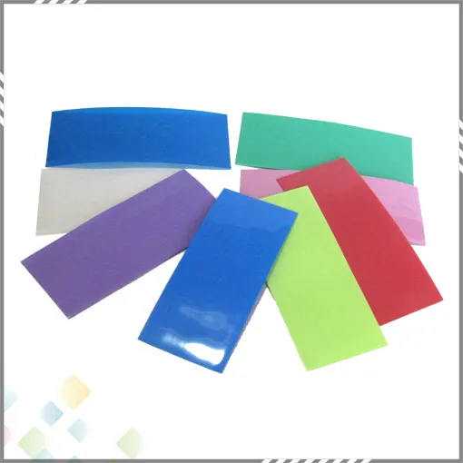 18650 Battery Sleeve PVC Heat Shrinkable Tubing 72*30*0.08mm Colorful fit 18650 battery high quality DHL Free