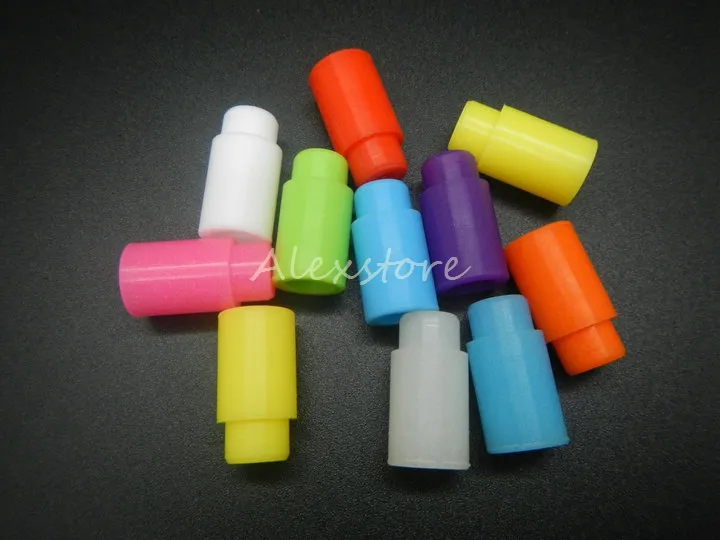 Silicone Mouthpiece Cover Rubber Drip Tip Silicon Disposable Universal Test Tips Cap with Individually Package For 510 thread atomizer