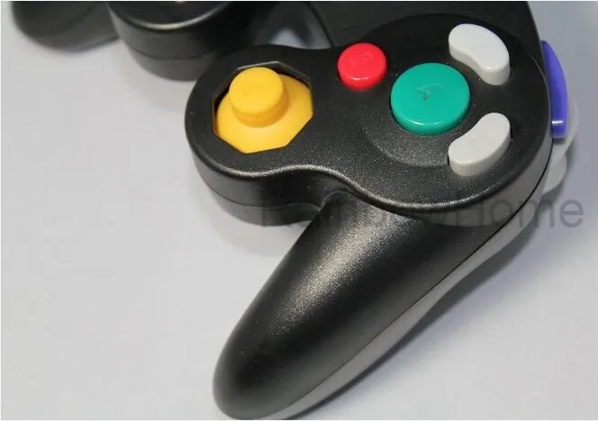 NGC Konsolu Kablolu Oyun Oyunu Kontrolörü Gamepad Joystick GameCube Wii U Uzatma Kablosu Turbo Dualshock Şeffaf Renk