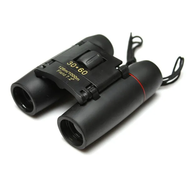 SAKURA BINOCULARS 30x60 Zoom Outdoor Travel Folding Day Vision Binoculars Telescope 126m To 1000m Black