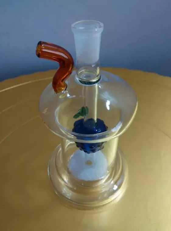 Livraison gratuite grossistes nouveau point de couleur dans le filtre narguilé en verre à noyau de sable / bong en verre, style livraison aléatoire, envoyer un fu