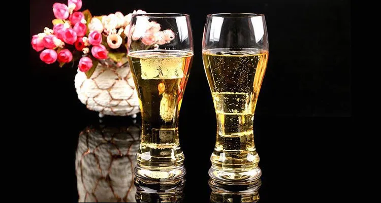 Bicchieri da vino crytal fatti a mano senza piombo da 400 ml di alta qualità matrimoni o feste / amanti Fashion Crystal Glass Boccali di birra rossa Cup