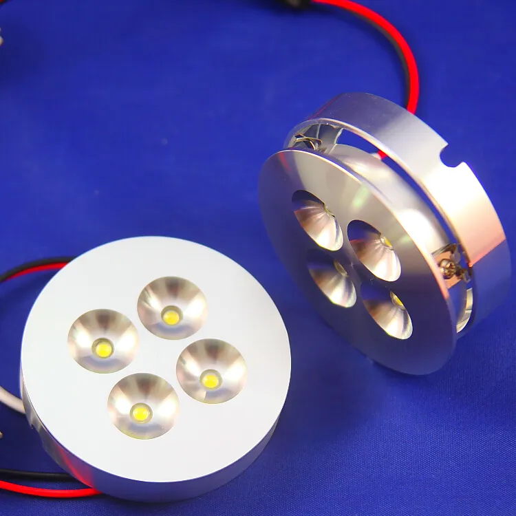 DHgate.com:12-Pack Ultra-Thin Aluminum LED Puck Lights for Showcase ...
