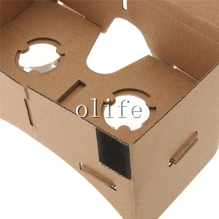 Nouveau bricolage Google carton VR téléphone réalité virtuelle 3D lunettes de visualisation pour Iphone 6 6S plus Samsung S6 bord S5 Nexus 6 Android4625759