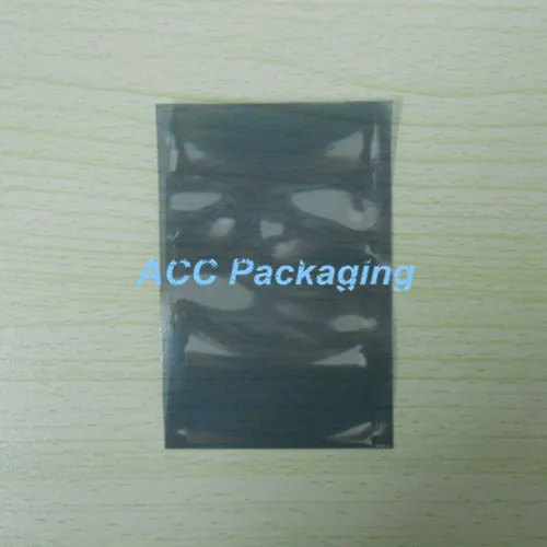 7 * 11cm (2,8 * 4.3 ") Öppna Top Anti-Static Shielding Plast Pack Bags ESD Anti Static Packing Bag Antistatic Package Väskor