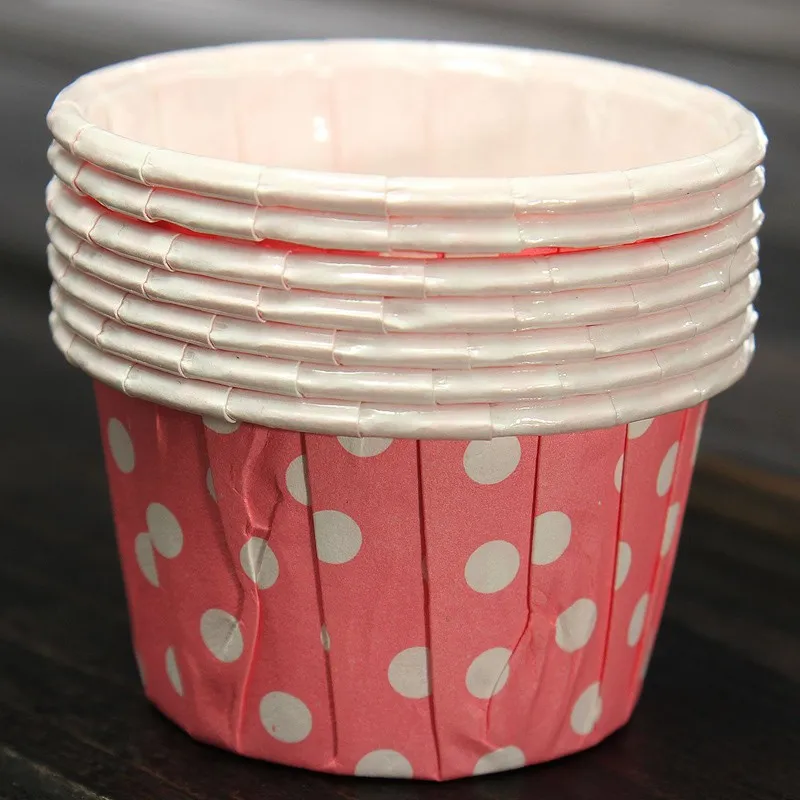 Cupcake Cases Narzędzia Pieczenia Kubki Papierowe Box Kolorowe Cute Dla Urodziny Weselne, Baby Shower Party Cake Dekorowanie Muffin