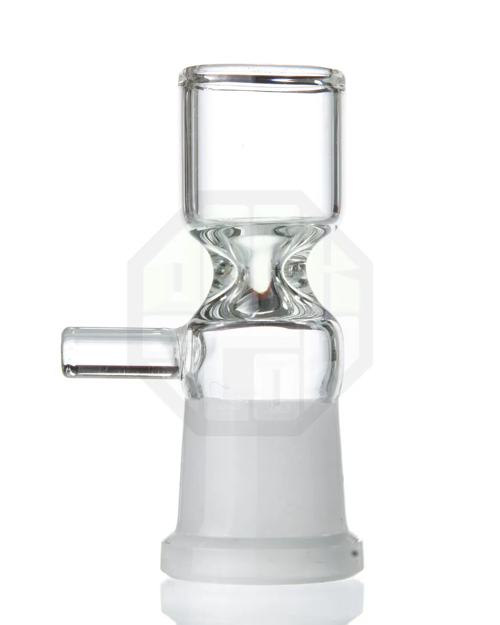 Bol de narguilé à pince femelle de 14mm ou 19mm, avec poignée, vivaneau à injection directe, bols en verre de 14.5mm et 18.8mm