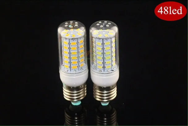 SMD 5730 E27 LED 램프 7W 12W 15W 18W 20W 25W 30W 5730SMD LED 조명 옥수수 Led 전구 샹들리에 조명