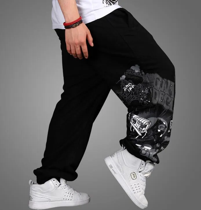 new mens clothing thickness hiphop loose movement sweat pants leisure trousers rhino who pants size m3xl207O