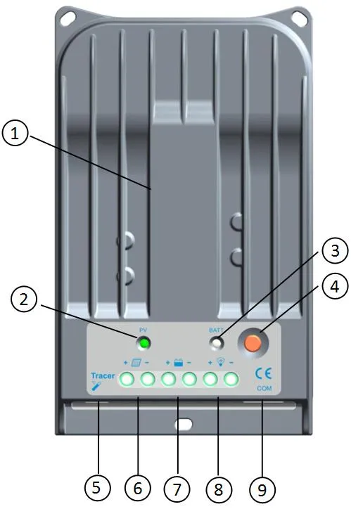 Tracer 1215BN Max PV-ingång 150V MPPT Solar Power Charge Controller 10A 12V 24V Auto Work