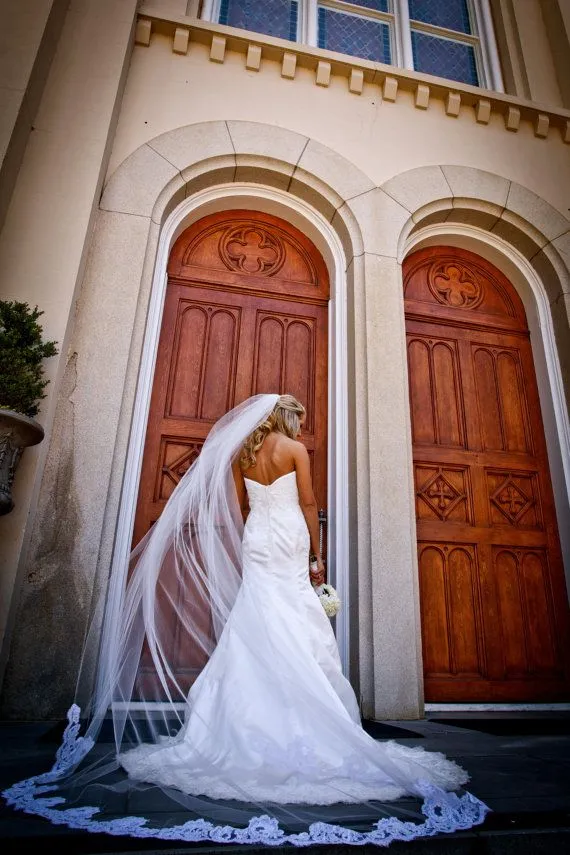 Généreux 2022 Blanc Ivoire Cathédrale Voiles De Mariage De Mariée Tulle Doux Pas Cher Long Tulle Simple Une Couches Pas Cher Voiles De Mariée