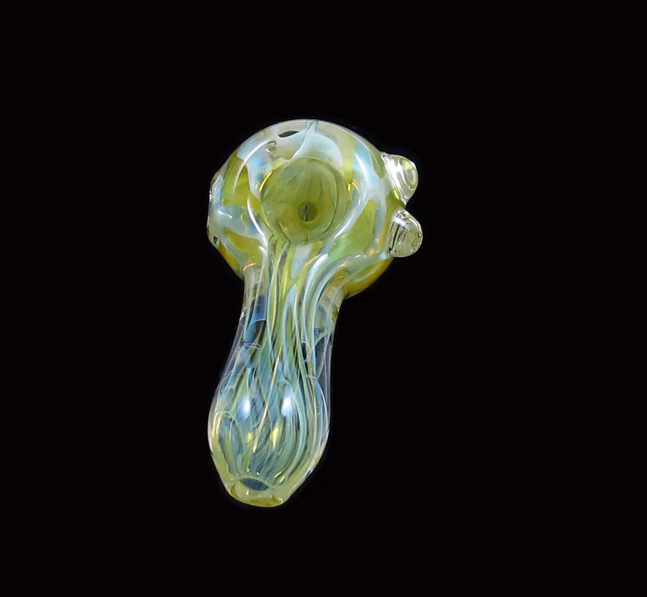 WSC-1020 glass smoking pipes spoon pipe hand pipe 75MM