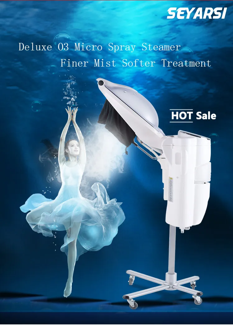 Seyarsi Factory Direct Selling Micro Mist O3 Haarstoomboot, Processor, Behandeling, Deluxe Editie, Met lichten