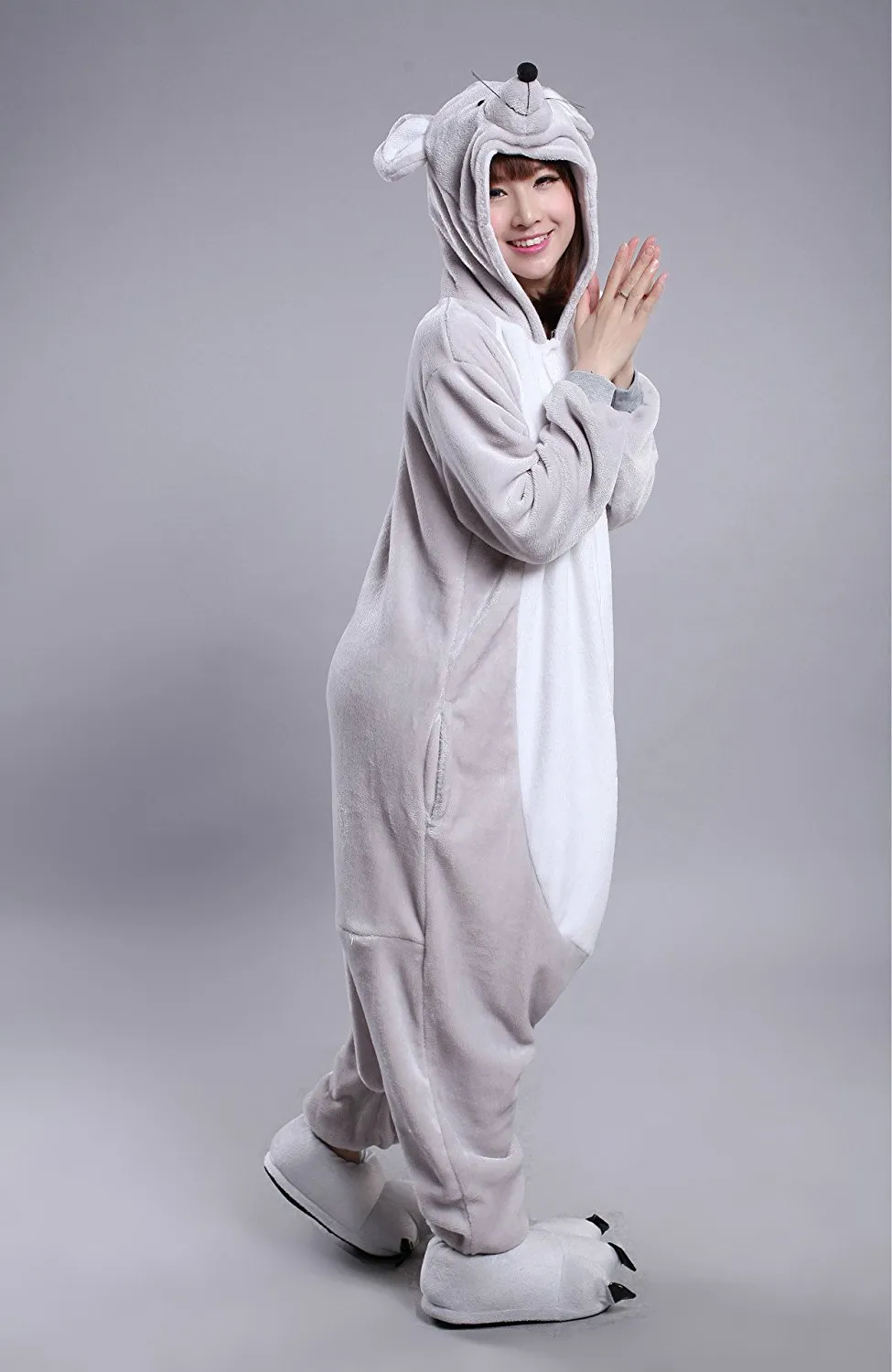 Caractères Souris Adulte Unisexe Déguisements Jumpsuit Dress Up Cosplay  Costume Pyjama Du 29,93 €