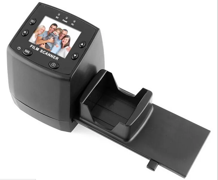 Nuevo escáner de visor de diapositivas de película negativa de 5MP y 35mm copiadora de fotos en Color Digital USB