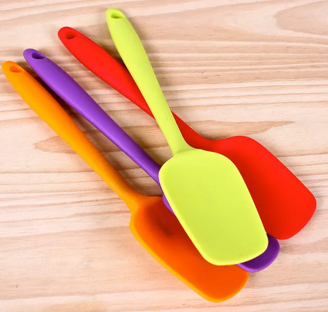 Wedding Candy Color Silicone Cake Spatula Batter Scraper For Snowflake Cake Tools