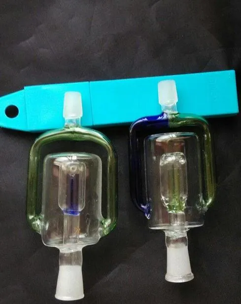 Grossisti di spedizione gratuiti nuovi filtri a spina in vetro colorato, accessori narghilè in vetro / bong in vetro, consegna casuale a colori