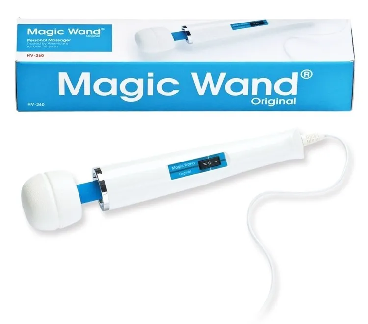 Hitachi Magic Wand Massager AV Vibrador Personal Cuerpo Completo HV-260R 110-240V Masajeador Eléctrico Enchufe EE. UU./UE/AU/Reino Unido