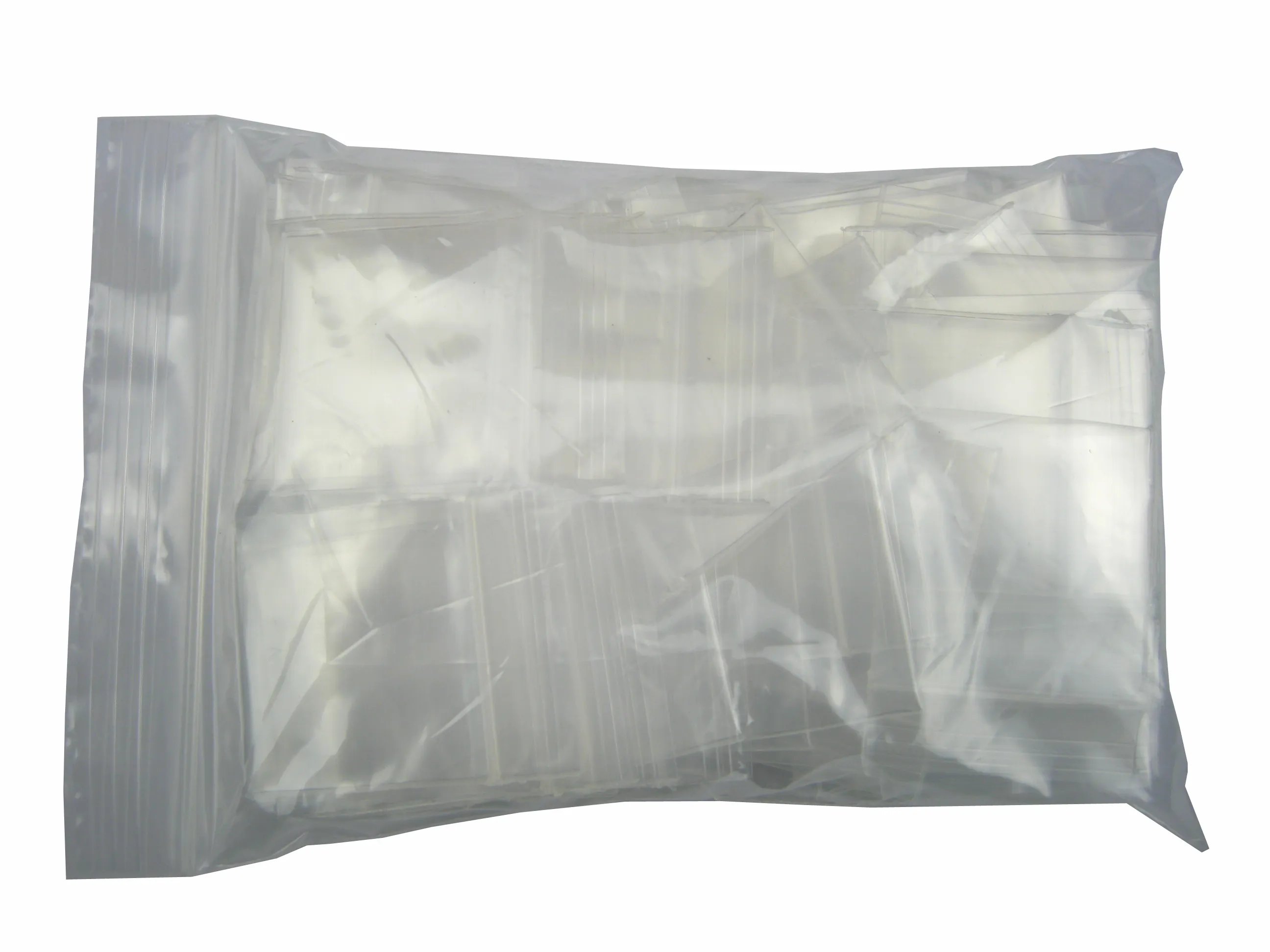 Clear Plastic Zipper Reclosable Packing Storage Bags 4 Mil 1.2" x 1.5"_30 x 40mm 