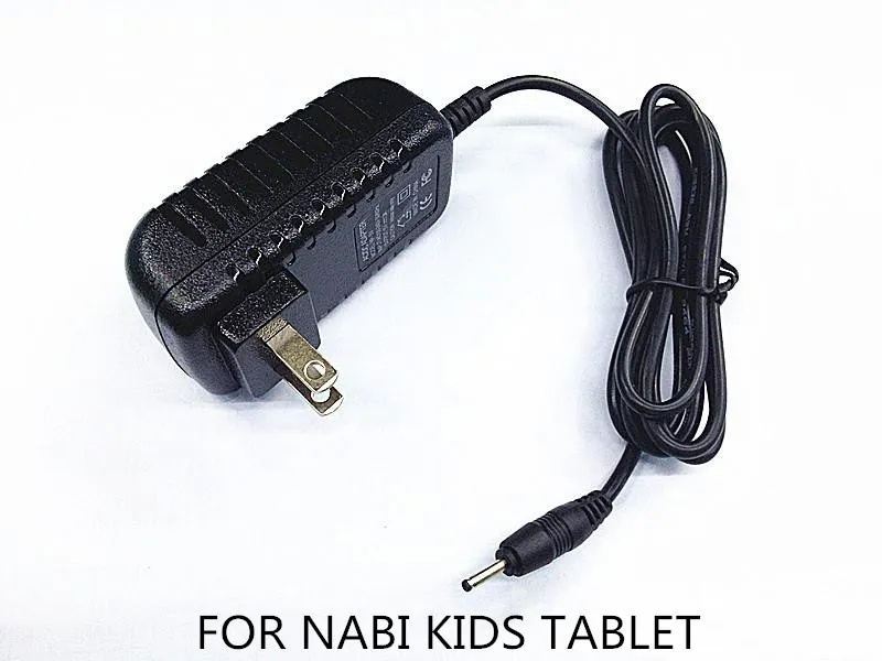 Adaptador de carregador de parede ac dc para crianças tablet nabi 2 ii nabi2nv7a nabi2nva
